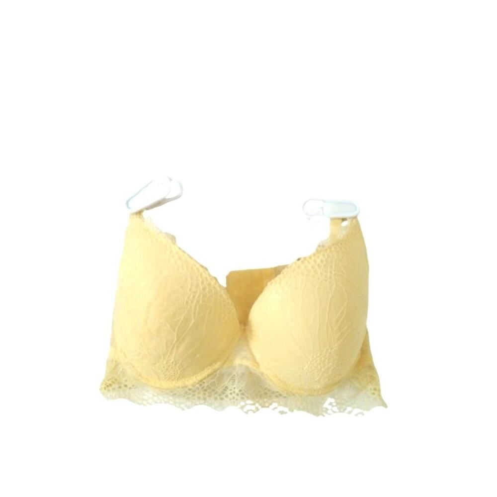 Yellow Lace Push-Up Bra - Size 36C, Lingerie Collection nwt
